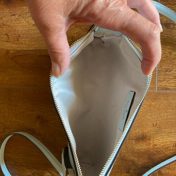 NWT Kate Spade Sadie Crossbody it’s in a “Crisp Sky” blue. It’s very light blue - Picture 5 of 11